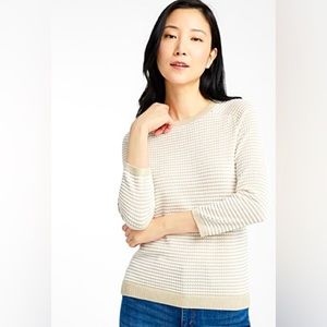Simons embossed squares sweater